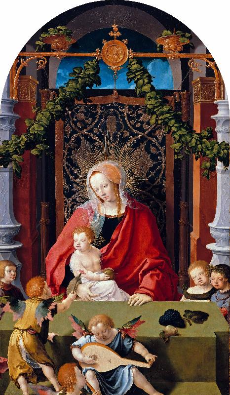 Lucas van Leyden Madonna and Child or Virgin and Child with Angels China oil painting art